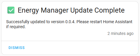 Update complete