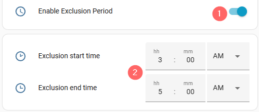 Exclusion Period