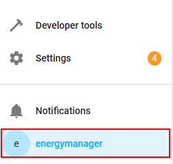 EnergyManager account