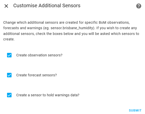 BOM Sensors