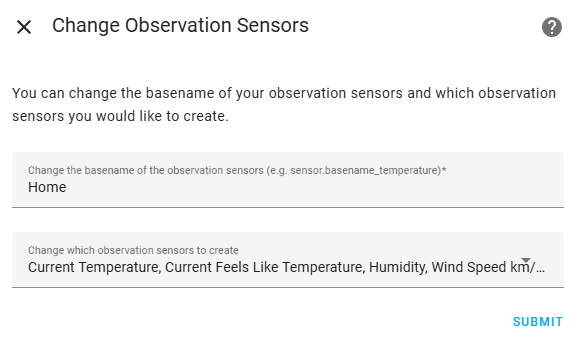BOM Observation Sensors