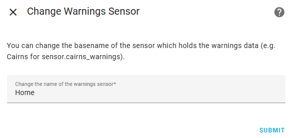 BOM Warnings Sensor