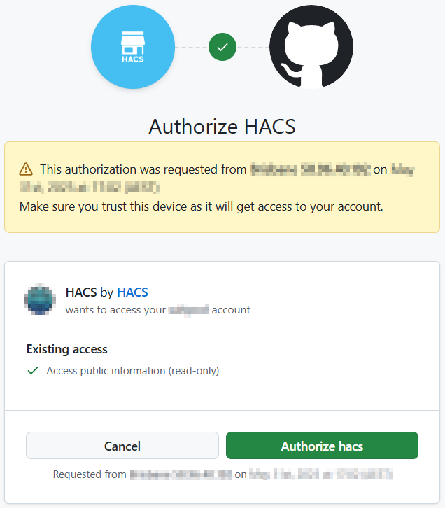 HACS Authorisation Part 2