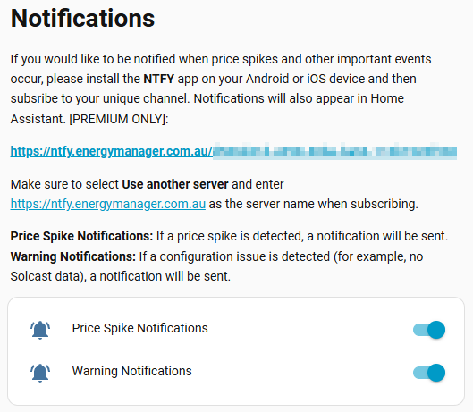 PV Notifications