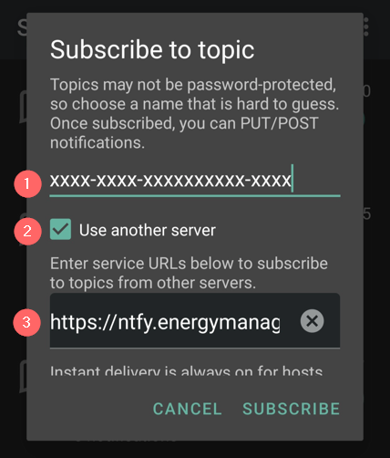 PV Notifications