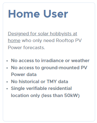 Solcast sign-up