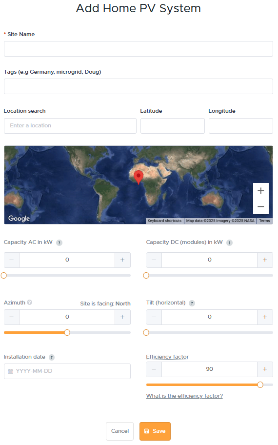 Solcast Site